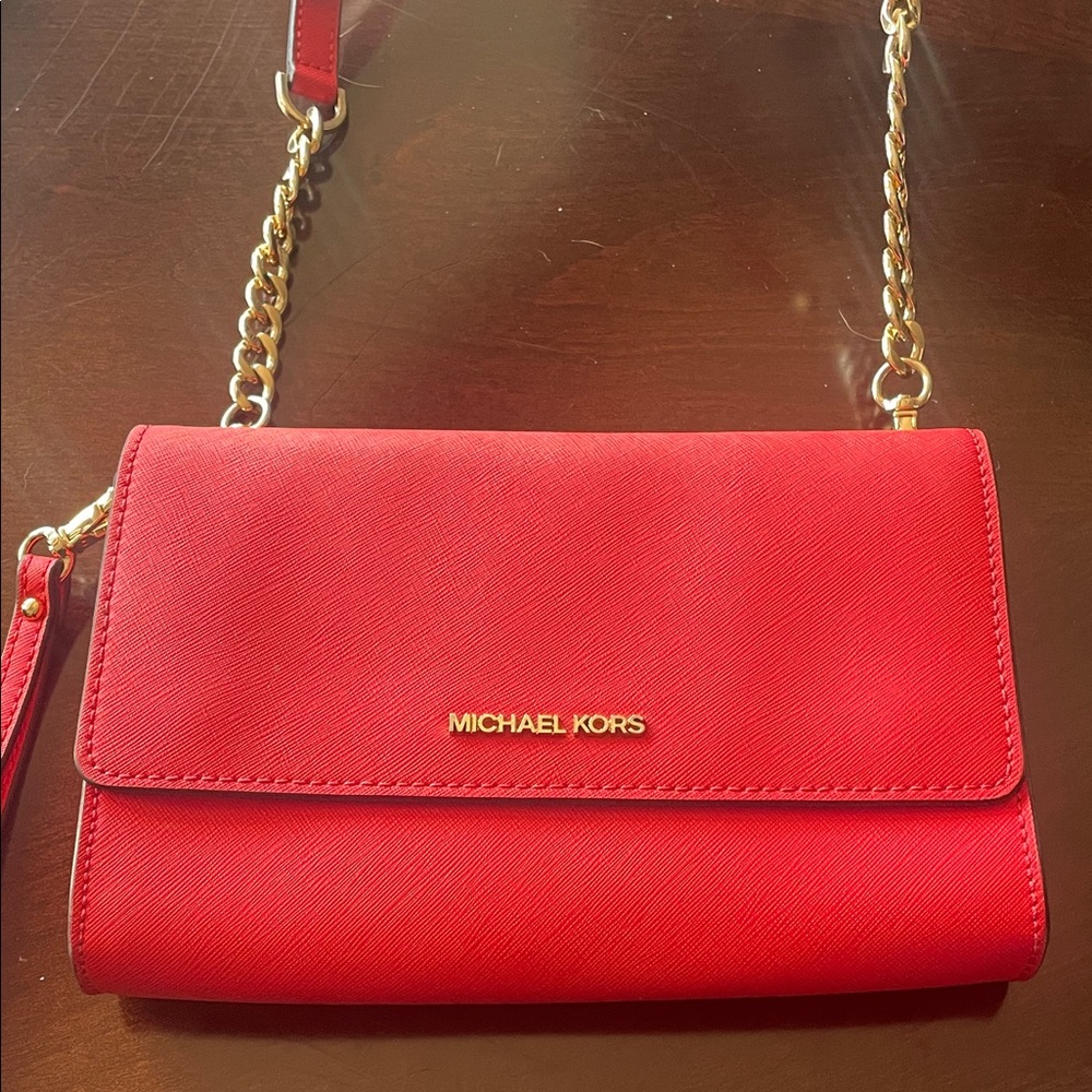 Michael Kors Coral Crossbody Bag